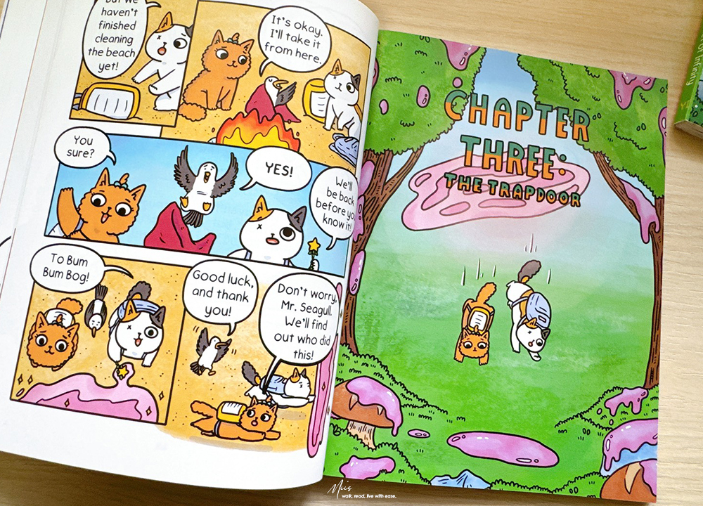 入門級奇幻冒險圖像小說推薦|Cat & Cat Adventures 貓咪、魔法與無限零食冒險旅程!適合6-10歲 - 第19張圖 入門級奇幻冒險圖像小說推薦|Cat & Cat Adventures 貓咪、魔法與無限零食冒險旅程!適合6-10歲