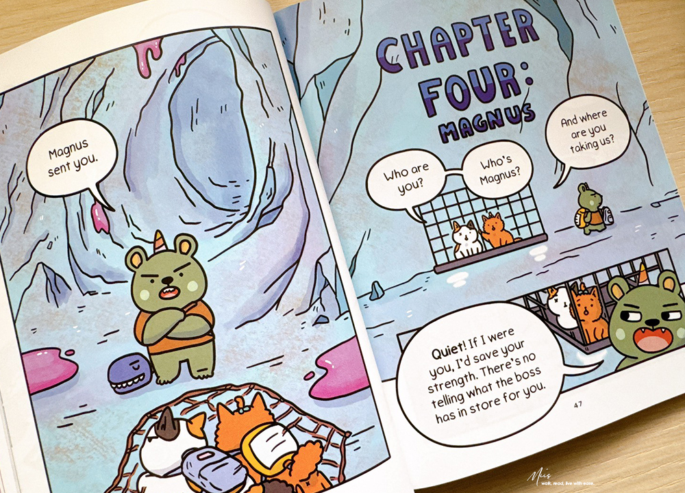 入門級奇幻冒險圖像小說推薦|Cat & Cat Adventures 貓咪、魔法與無限零食冒險旅程!適合6-10歲 - 第20張圖 入門級奇幻冒險圖像小說推薦|Cat & Cat Adventures 貓咪、魔法與無限零食冒險旅程!適合6-10歲