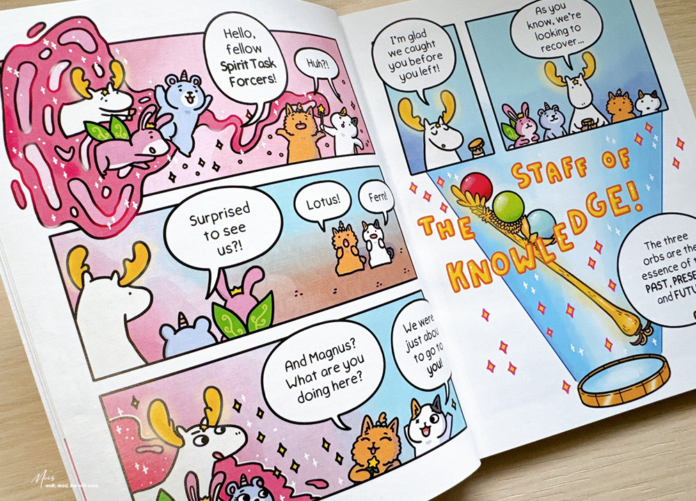 入門級奇幻冒險圖像小說推薦|Cat & Cat Adventures 貓咪、魔法與無限零食冒險旅程!適合6-10歲 - 第22張圖 入門級奇幻冒險圖像小說推薦|Cat & Cat Adventures 貓咪、魔法與無限零食冒險旅程!適合6-10歲