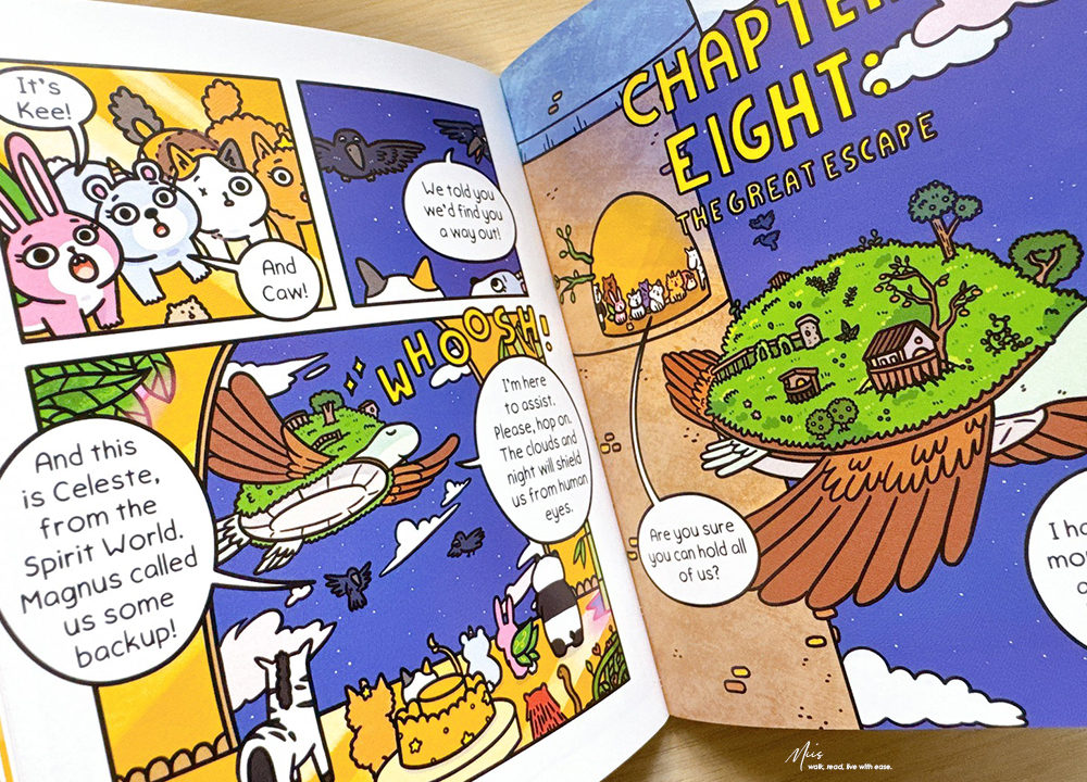 入門級奇幻冒險圖像小說推薦|Cat & Cat Adventures 貓咪、魔法與無限零食冒險旅程!適合6-10歲 - 第32張圖 入門級奇幻冒險圖像小說推薦|Cat & Cat Adventures 貓咪、魔法與無限零食冒險旅程!適合6-10歲