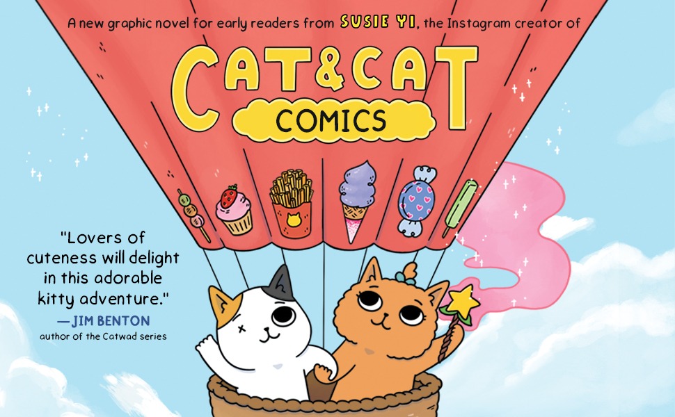 入門級奇幻冒險圖像小說推薦|Cat & Cat Adventures 貓咪、魔法與無限零食冒險旅程!適合6-10歲 - 第1張圖 入門級奇幻冒險圖像小說推薦|Cat & Cat Adventures 貓咪、魔法與無限零食冒險旅程!適合6-10歲