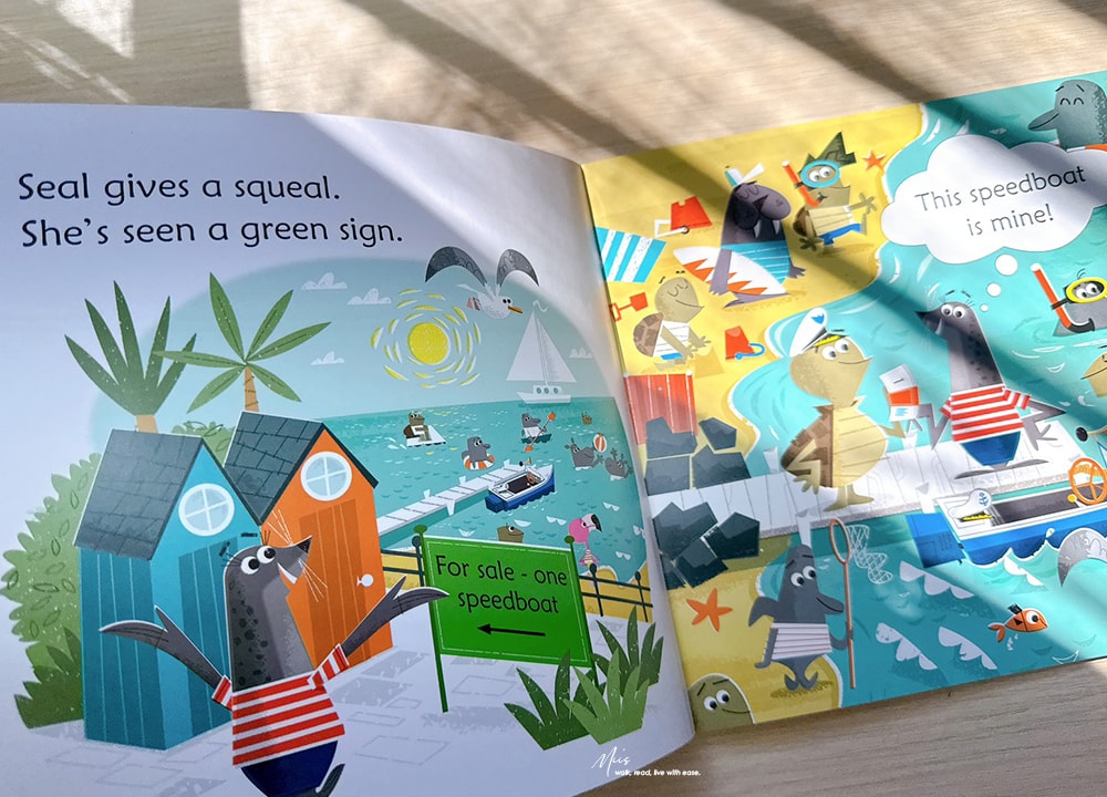 Usborne 自然發音讀本系列｜My First Phonics Reading Library｜附QR Code 音檔，用押韻故事建立語感！也可額外單獨補充新書