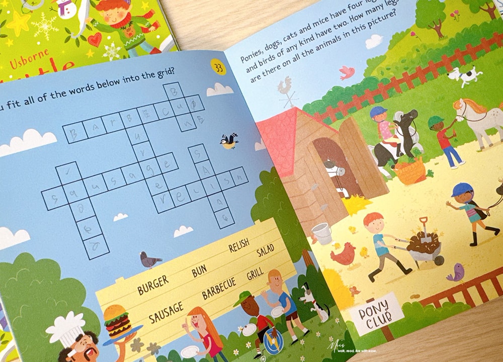 英國 Usborne 遊戲書｜針對 3-10 歲邏輯訓練與英語啟蒙，拼圖、迷宮、字謎玩到欲罷不能的英文遊戲書推薦