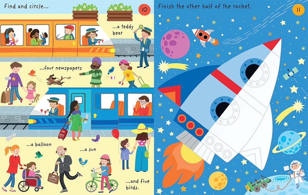 英國 Usborne 遊戲書｜針對 3-10 歲邏輯訓練與英語啟蒙，拼圖、迷宮、字謎玩到欲罷不能的英文遊戲書推薦