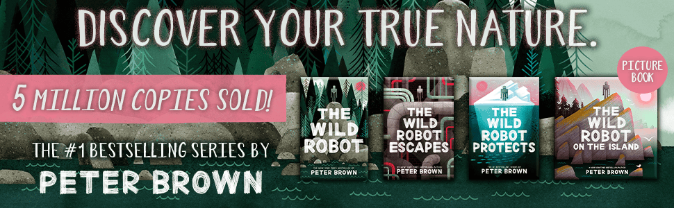 The Wild Robot on the Island｜紐約時報暢銷改編繪本，適合 5-10 歲｜跟著機器人Roz走進荒島的自然世界
