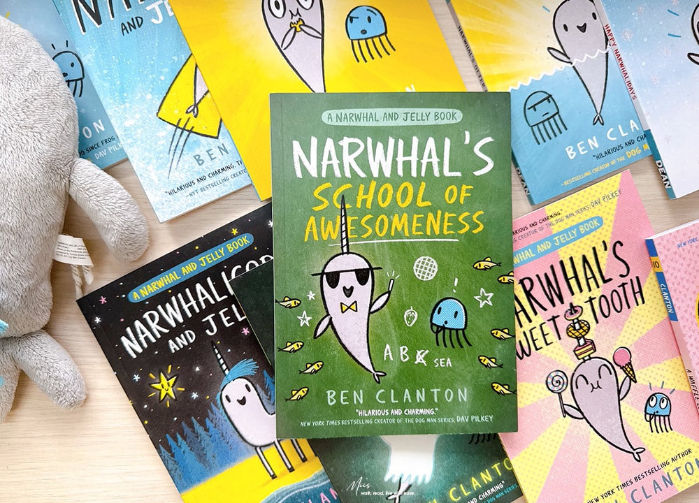 圖像小說界的超級巨星｜Narwhal and Jelly 系列，全美熱銷千萬冊｜適合小學生的英文圖像小說