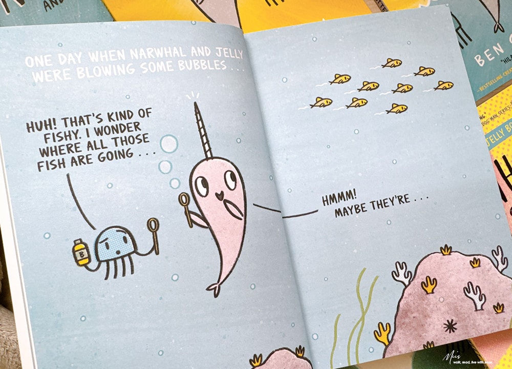 圖像小說界的超級巨星｜Narwhal and Jelly 系列，全美熱銷千萬冊｜適合小學生的英文圖像小說
