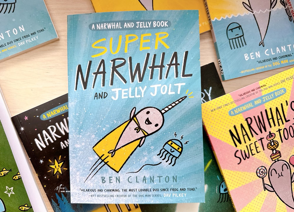 圖像小說界的超級巨星｜Narwhal and Jelly 系列，全美熱銷千萬冊｜適合小學生的英文圖像小說