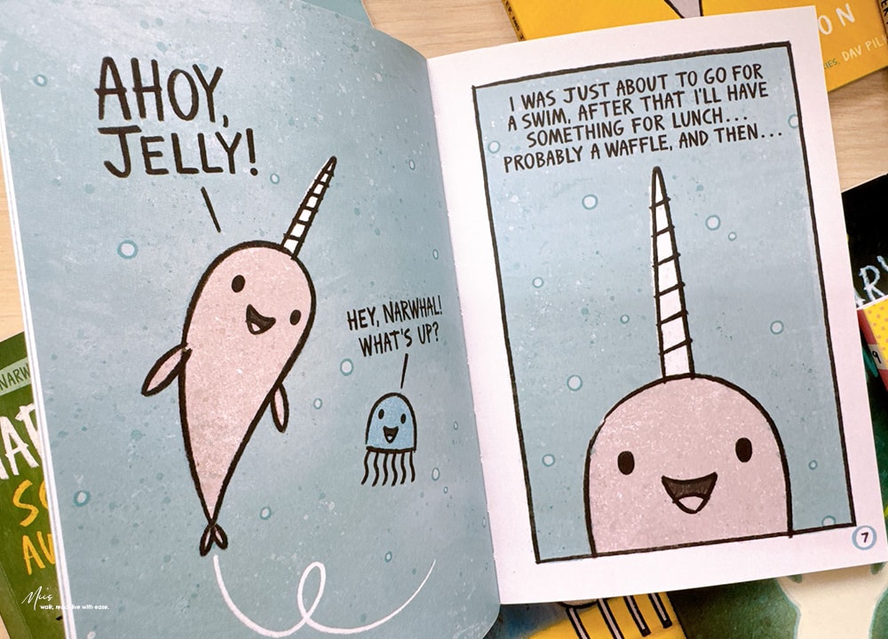 圖像小說界的超級巨星｜Narwhal and Jelly 系列，全美熱銷千萬冊｜適合小學生的英文圖像小說