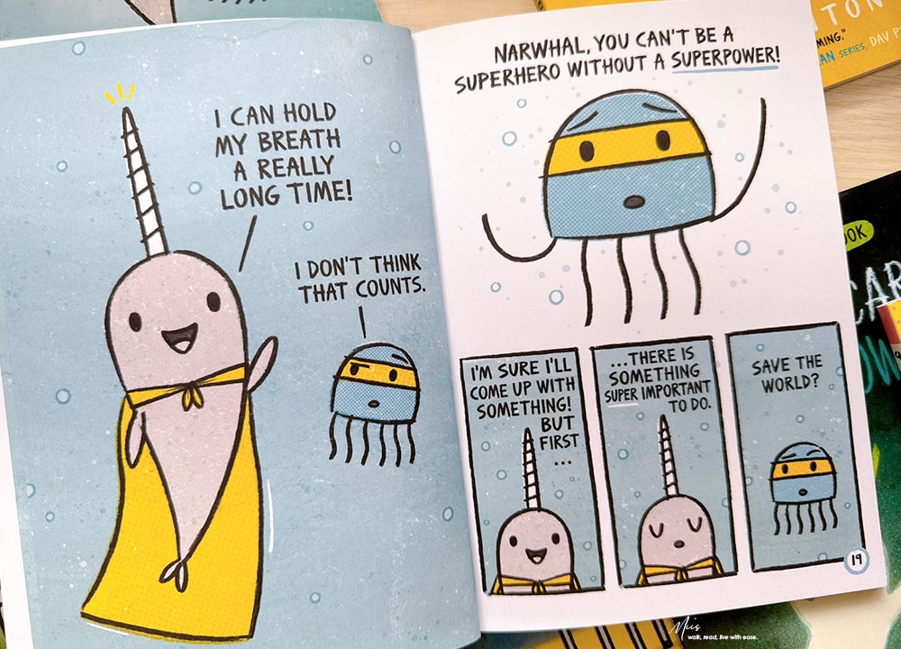圖像小說界的超級巨星｜Narwhal and Jelly 系列，全美熱銷千萬冊｜適合小學生的英文圖像小說