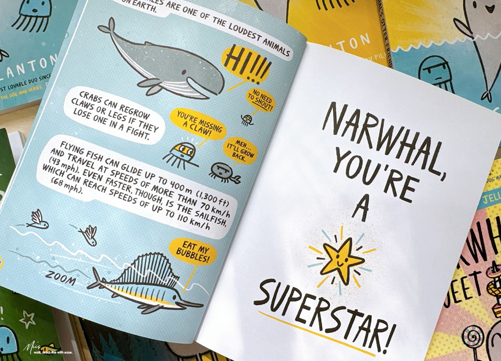圖像小說界的超級巨星｜Narwhal and Jelly 系列，全美熱銷千萬冊｜適合小學生的英文圖像小說