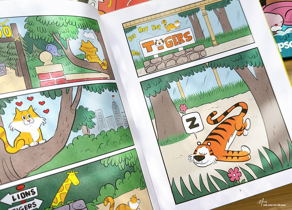 入門Graphic Novel 推薦｜Tig and Lily系列，動物園裡最奇妙的室友組合，適合5-9 歲的幽默圖像小說