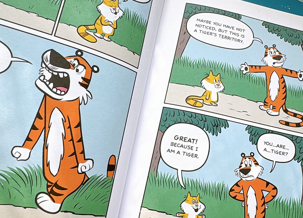 入門Graphic Novel 推薦｜Tig and Lily系列，動物園裡最奇妙的室友組合，適合5-9 歲的幽默圖像小說