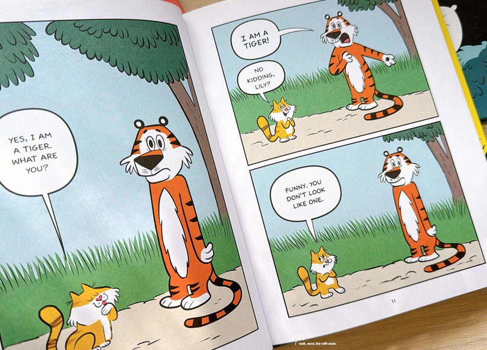 入門Graphic Novel 推薦｜Tig and Lily系列，動物園裡最奇妙的室友組合，適合5-9 歲的幽默圖像小說