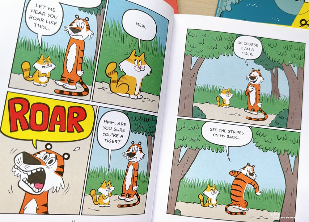 入門Graphic Novel 推薦｜Tig and Lily系列，動物園裡最奇妙的室友組合，適合5-9 歲的幽默圖像小說