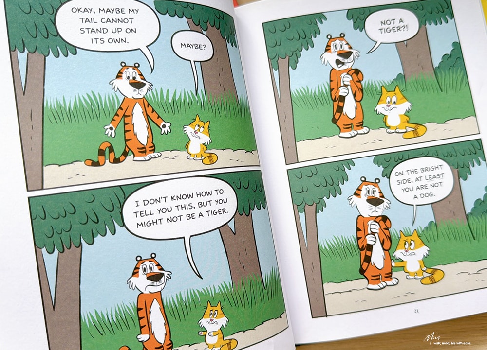 入門Graphic Novel 推薦｜Tig and Lily系列，動物園裡最奇妙的室友組合，適合5-9 歲的幽默圖像小說