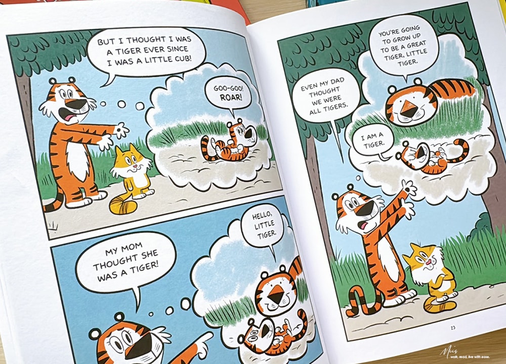 入門Graphic Novel 推薦｜Tig and Lily系列，動物園裡最奇妙的室友組合，適合5-9 歲的幽默圖像小說