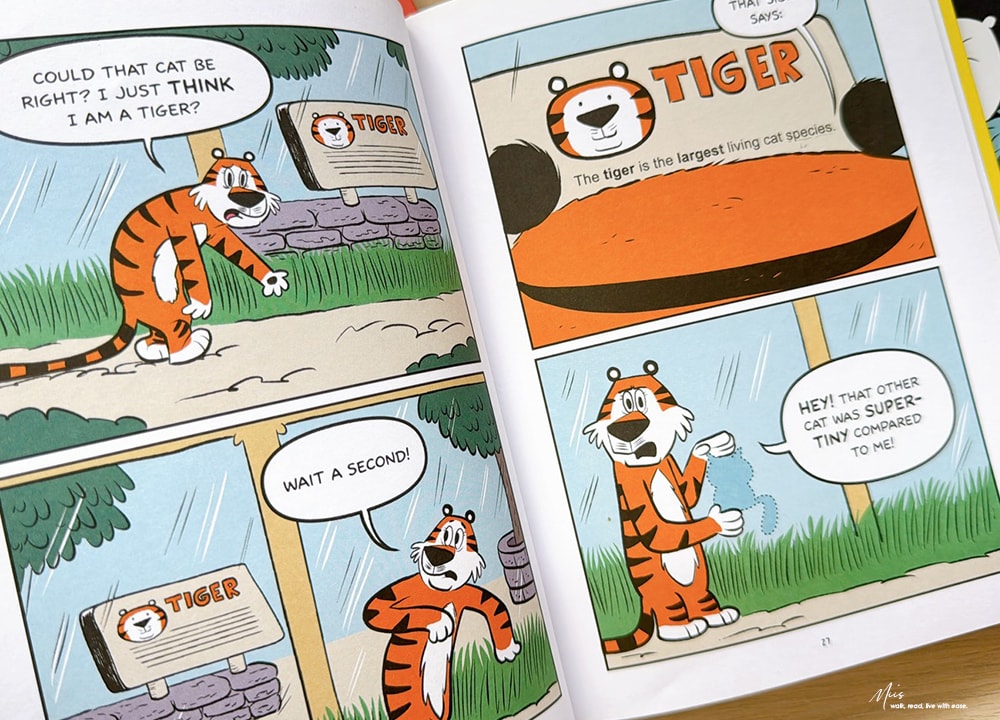 入門Graphic Novel 推薦｜Tig and Lily系列，動物園裡最奇妙的室友組合，適合5-9 歲的幽默圖像小說