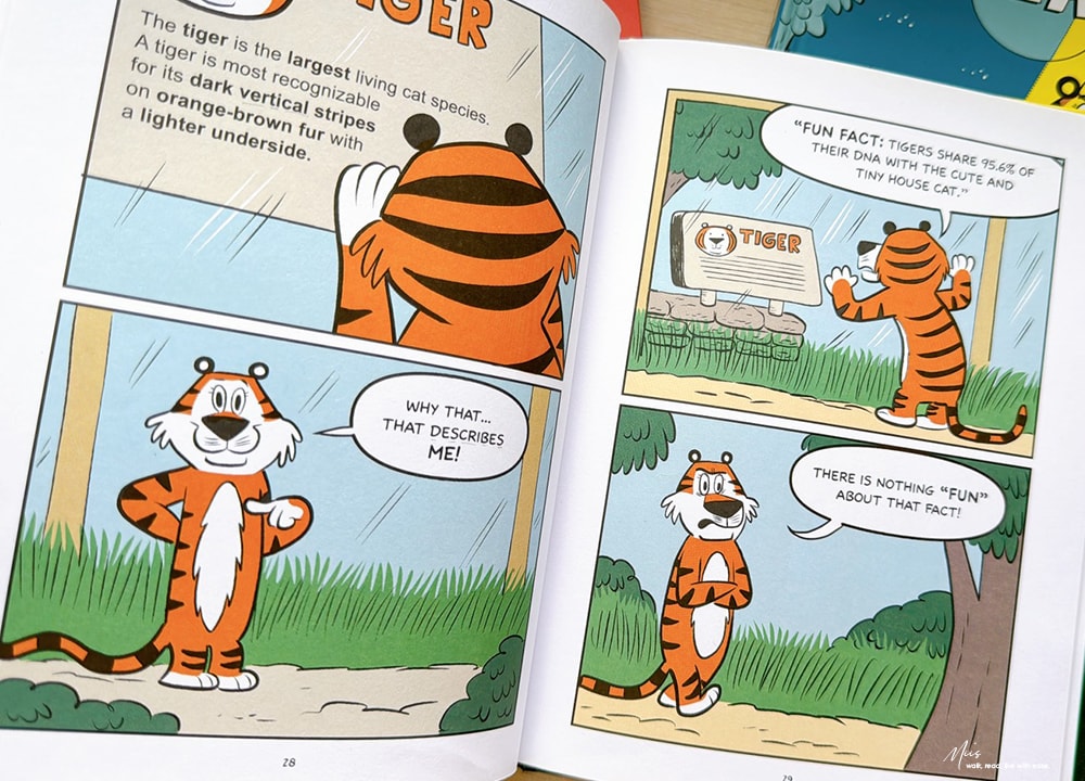 入門Graphic Novel 推薦｜Tig and Lily系列，動物園裡最奇妙的室友組合，適合5-9 歲的幽默圖像小說