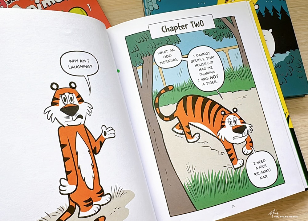 入門Graphic Novel 推薦｜Tig and Lily系列，動物園裡最奇妙的室友組合，適合5-9 歲的幽默圖像小說