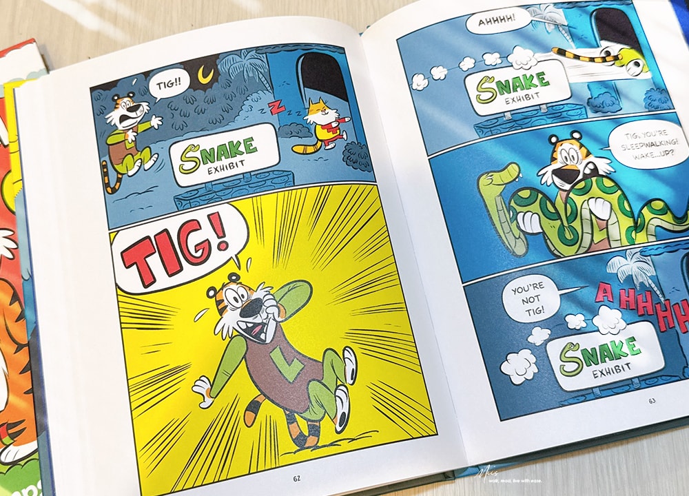 入門Graphic Novel 推薦｜Tig and Lily系列，動物園裡最奇妙的室友組合，適合5-9 歲的幽默圖像小說