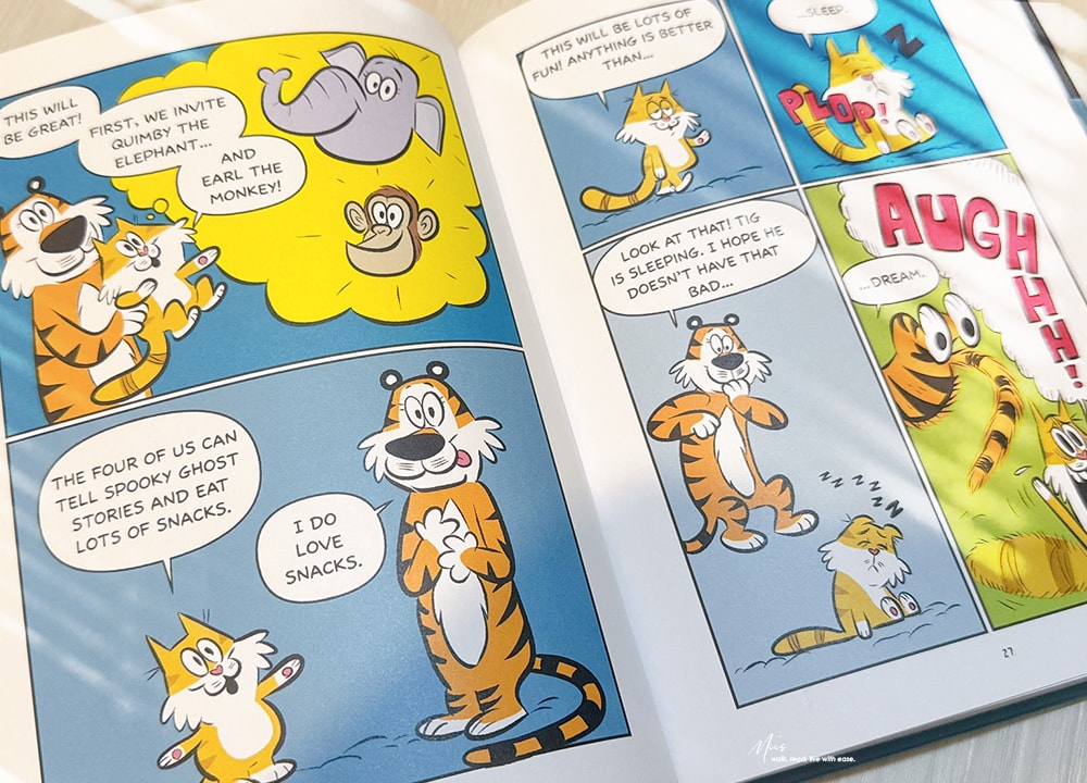 入門Graphic Novel 推薦｜Tig and Lily系列，動物園裡最奇妙的室友組合，適合5-9 歲的幽默圖像小說