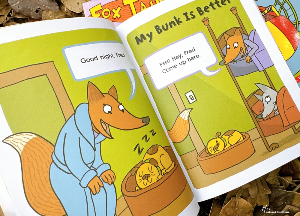 Acorn early reader 系列Fox Tails｜狐狸兄妹的日常冒險，高頻率重複詞彙與生動插圖，輕鬆跨越閱讀門檻