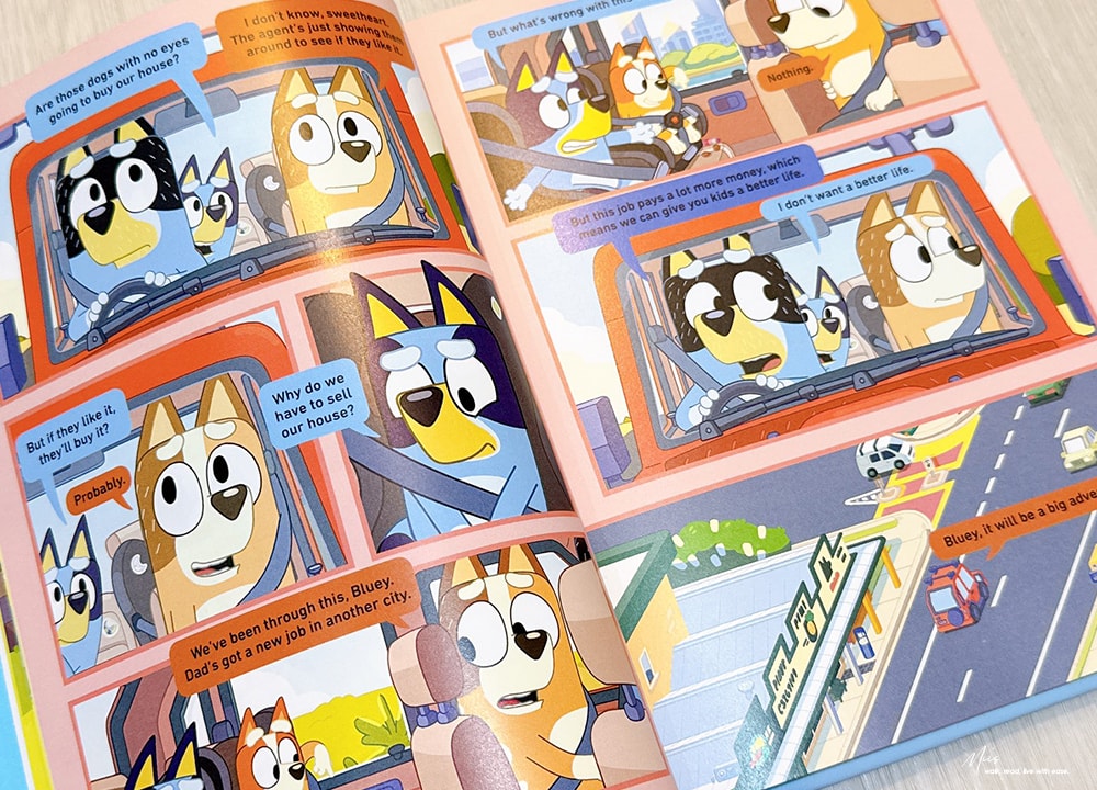 Bluey: The Sign Graphic Novel圖像小說｜當熟悉的家可能要說再見，全彩章節式故事，那些藏在日常裡的愛與勇氣