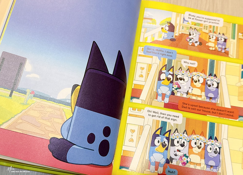 Bluey: The Sign Graphic Novel圖像小說｜當熟悉的家可能要說再見，全彩章節式故事，那些藏在日常裡的愛與勇氣