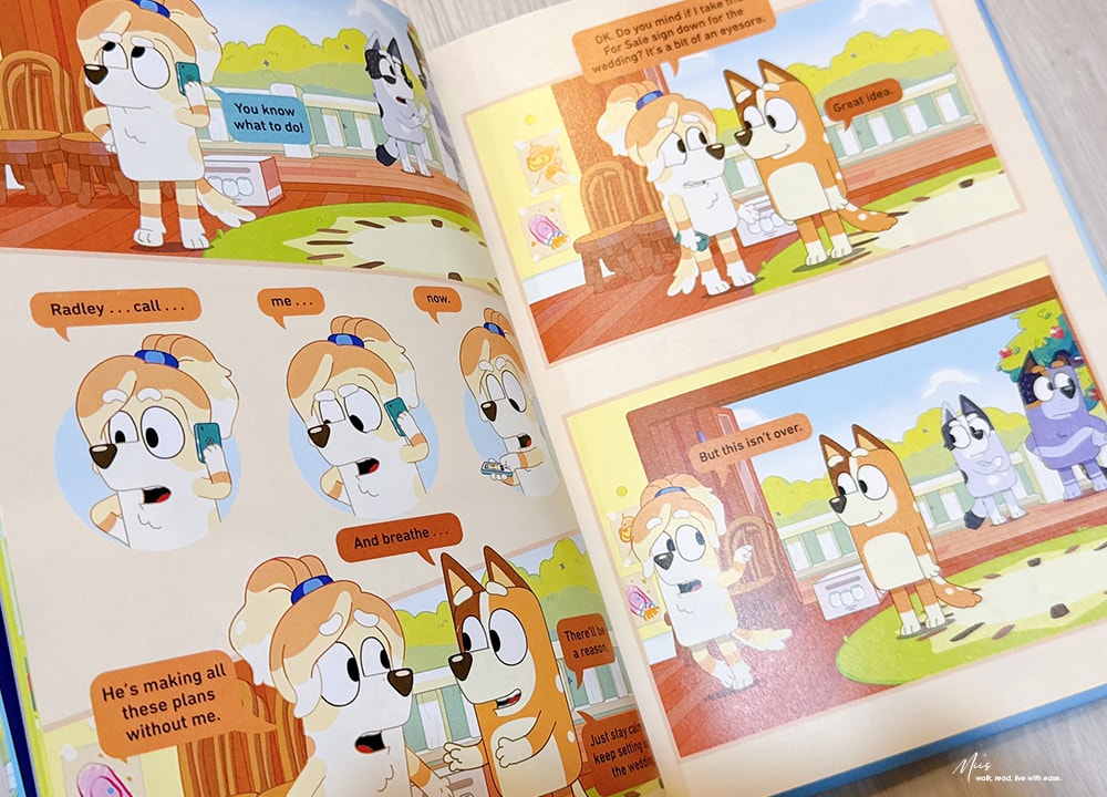 Bluey: The Sign Graphic Novel圖像小說｜當熟悉的家可能要說再見，全彩章節式故事，那些藏在日常裡的愛與勇氣