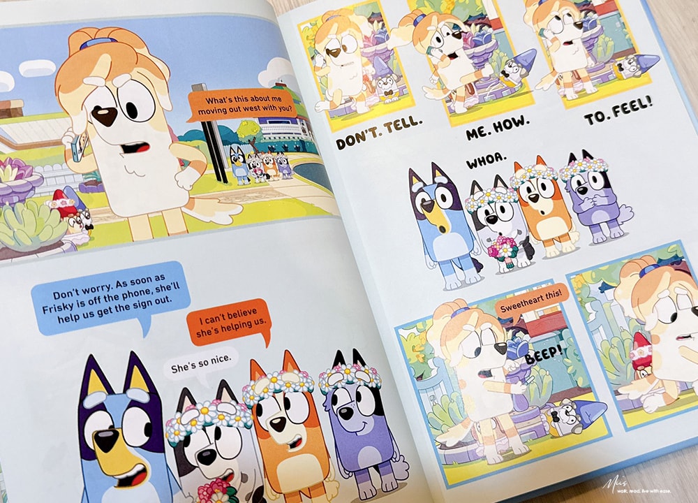 Bluey: The Sign Graphic Novel圖像小說｜當熟悉的家可能要說再見，全彩章節式故事，那些藏在日常裡的愛與勇氣