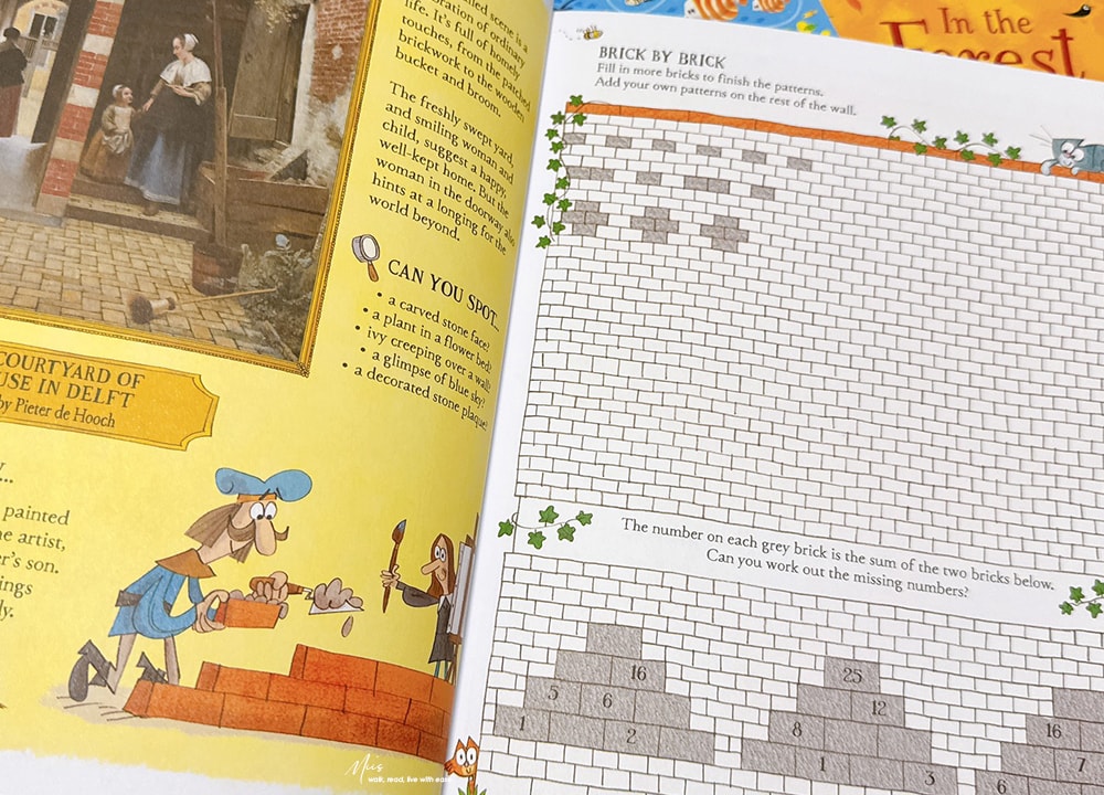 專注力救星｜Paint by Sticker 貼紙書，Maze Books & Art Puzzle，結合藝術與解謎，不插電也能玩一下午的遊戲書