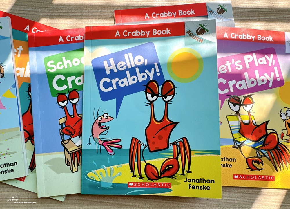 適合4-7歲|A Crabby Book 系列,Scholastic Acorn 初階英文讀本,愛生氣的螃蟹遇上熱情浮游生物,用簡短對話練習日常英語 - 第2張圖 適合4-7歲|A Crabby Book 系列,Scholastic Acorn 初階英文讀本,愛生氣的螃蟹遇上熱情浮游生物,用簡短對話練習日常英語