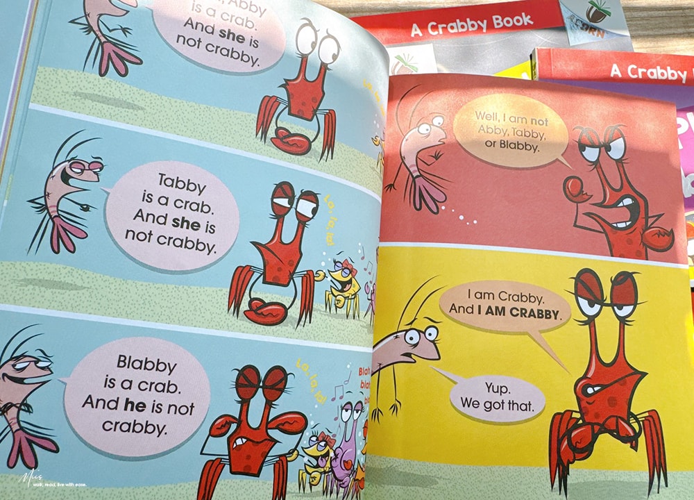 適合4-7歲|A Crabby Book 系列,Scholastic Acorn 初階英文讀本,愛生氣的螃蟹遇上熱情浮游生物,用簡短對話練習日常英語 - 第5張圖 適合4-7歲|A Crabby Book 系列,Scholastic Acorn 初階英文讀本,愛生氣的螃蟹遇上熱情浮游生物,用簡短對話練習日常英語
