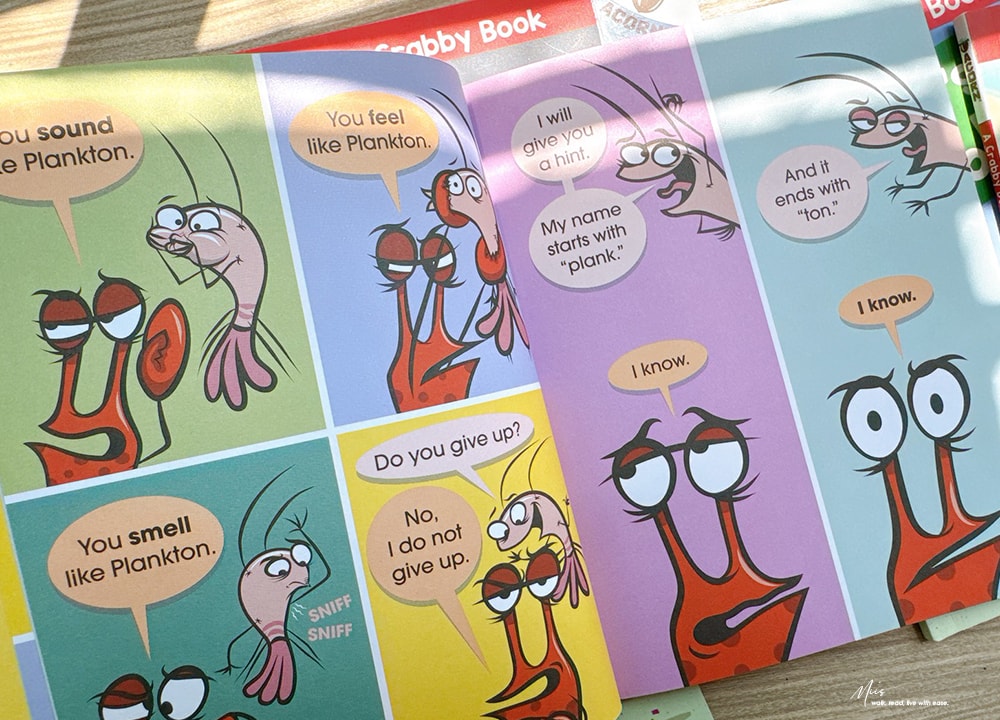 適合4-7歲|A Crabby Book 系列,Scholastic Acorn 初階英文讀本,愛生氣的螃蟹遇上熱情浮游生物,用簡短對話練習日常英語 - 第15張圖 適合4-7歲|A Crabby Book 系列,Scholastic Acorn 初階英文讀本,愛生氣的螃蟹遇上熱情浮游生物,用簡短對話練習日常英語