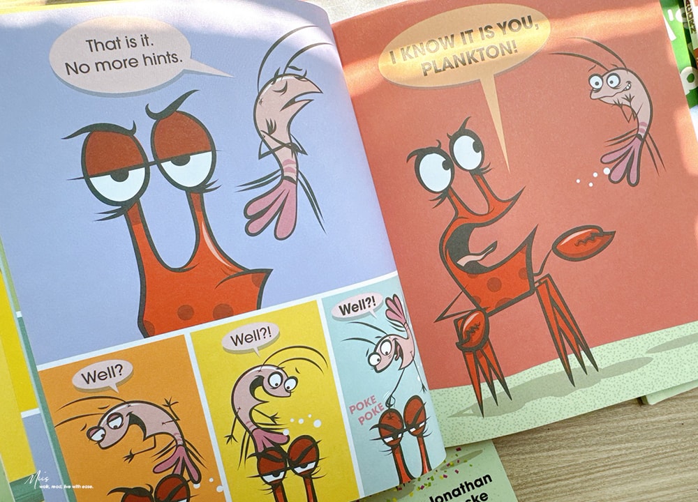 適合4-7歲|A Crabby Book 系列,Scholastic Acorn 初階英文讀本,愛生氣的螃蟹遇上熱情浮游生物,用簡短對話練習日常英語 - 第16張圖 適合4-7歲|A Crabby Book 系列,Scholastic Acorn 初階英文讀本,愛生氣的螃蟹遇上熱情浮游生物,用簡短對話練習日常英語