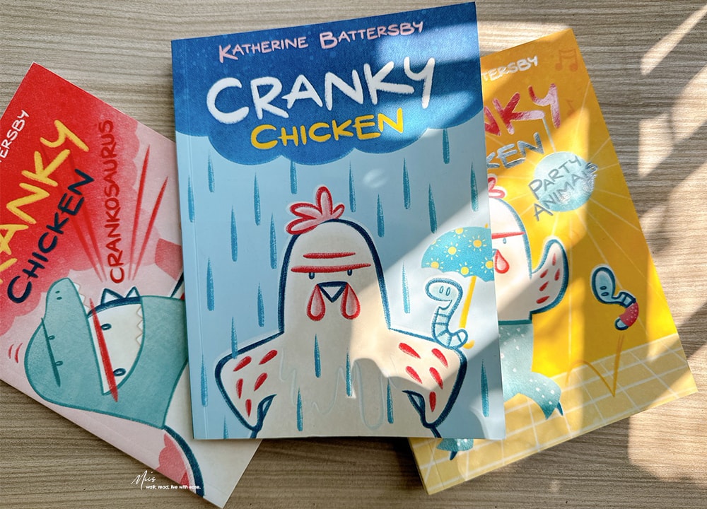 Lexile 高頻閱讀｜Cranky Chicken 圖像小說，誰說蚯蚓只能被吃？最奇妙食物鏈組合的夥伴，適合6-9歲（圖像＋短篇故事）