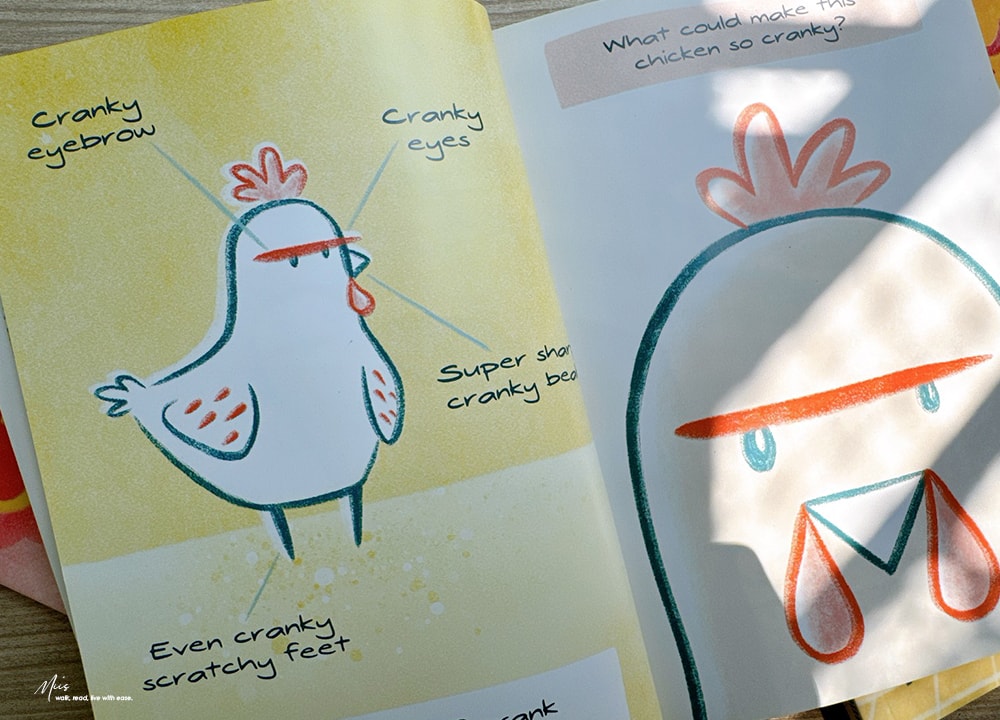 Lexile 高頻閱讀｜Cranky Chicken 圖像小說，誰說蚯蚓只能被吃？最奇妙食物鏈組合的夥伴，適合6-9歲（圖像＋短篇故事）