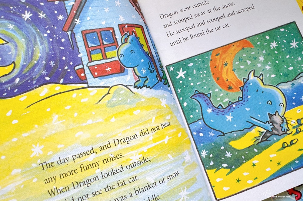 Acorn early reader 入門書單|Dragon 系列短篇故事,適合 1-2 年級初階閱讀,和不完美卻很努力的胖胖龍學習責任與分享 - 第4張圖 Acorn early reader 入門書單|Dragon 系列短篇故事,適合 1-2 年級初階閱讀,和不完美卻很努力的胖胖龍學習責任與分享