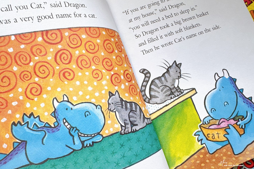 Acorn early reader 入門書單|Dragon 系列短篇故事,適合 1-2 年級初階閱讀,和不完美卻很努力的胖胖龍學習責任與分享 - 第5張圖 Acorn early reader 入門書單|Dragon 系列短篇故事,適合 1-2 年級初階閱讀,和不完美卻很努力的胖胖龍學習責任與分享