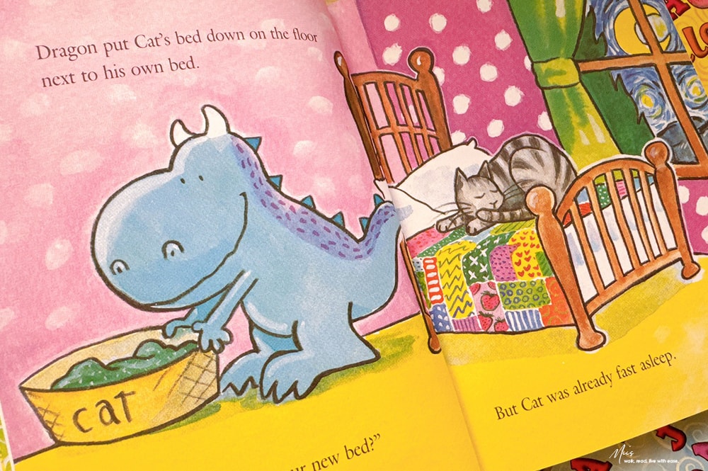 Acorn early reader 入門書單|Dragon 系列短篇故事,適合 1-2 年級初階閱讀,和不完美卻很努力的胖胖龍學習責任與分享 - 第6張圖 Acorn early reader 入門書單|Dragon 系列短篇故事,適合 1-2 年級初階閱讀,和不完美卻很努力的胖胖龍學習責任與分享