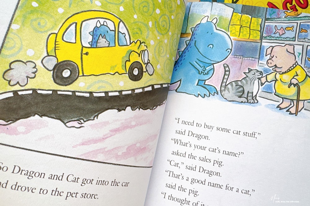Acorn early reader 入門書單|Dragon 系列短篇故事,適合 1-2 年級初階閱讀,和不完美卻很努力的胖胖龍學習責任與分享 - 第9張圖 Acorn early reader 入門書單|Dragon 系列短篇故事,適合 1-2 年級初階閱讀,和不完美卻很努力的胖胖龍學習責任與分享
