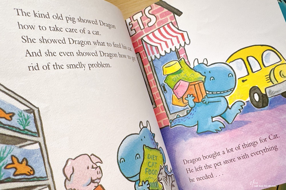 Acorn early reader 入門書單|Dragon 系列短篇故事,適合 1-2 年級初階閱讀,和不完美卻很努力的胖胖龍學習責任與分享 - 第10張圖 Acorn early reader 入門書單|Dragon 系列短篇故事,適合 1-2 年級初階閱讀,和不完美卻很努力的胖胖龍學習責任與分享