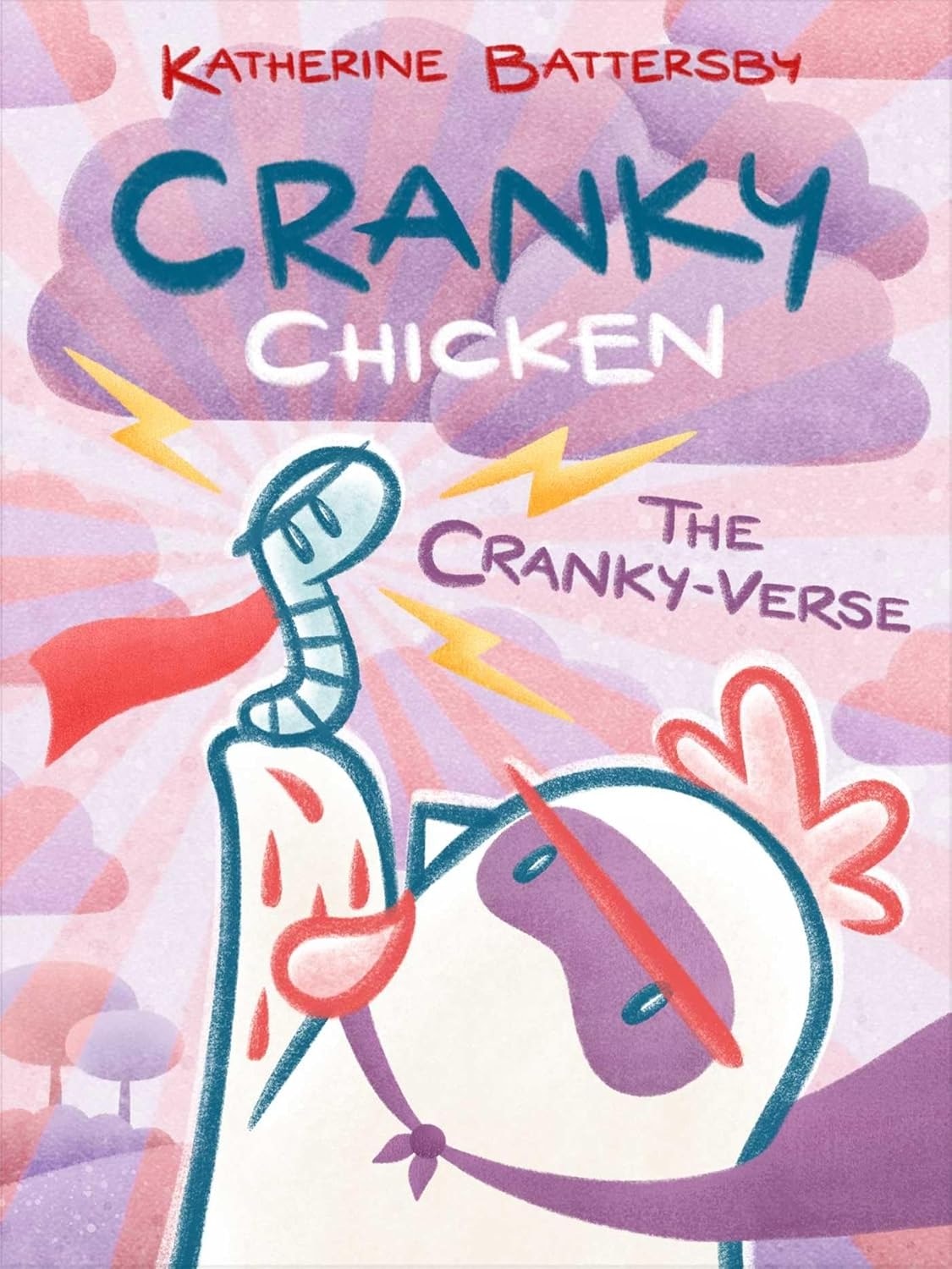 Lexile 高頻閱讀｜Cranky Chicken 圖像小說，誰說蚯蚓只能被吃？最奇妙食物鏈組合的夥伴，適合6-9歲（圖像＋短篇故事）