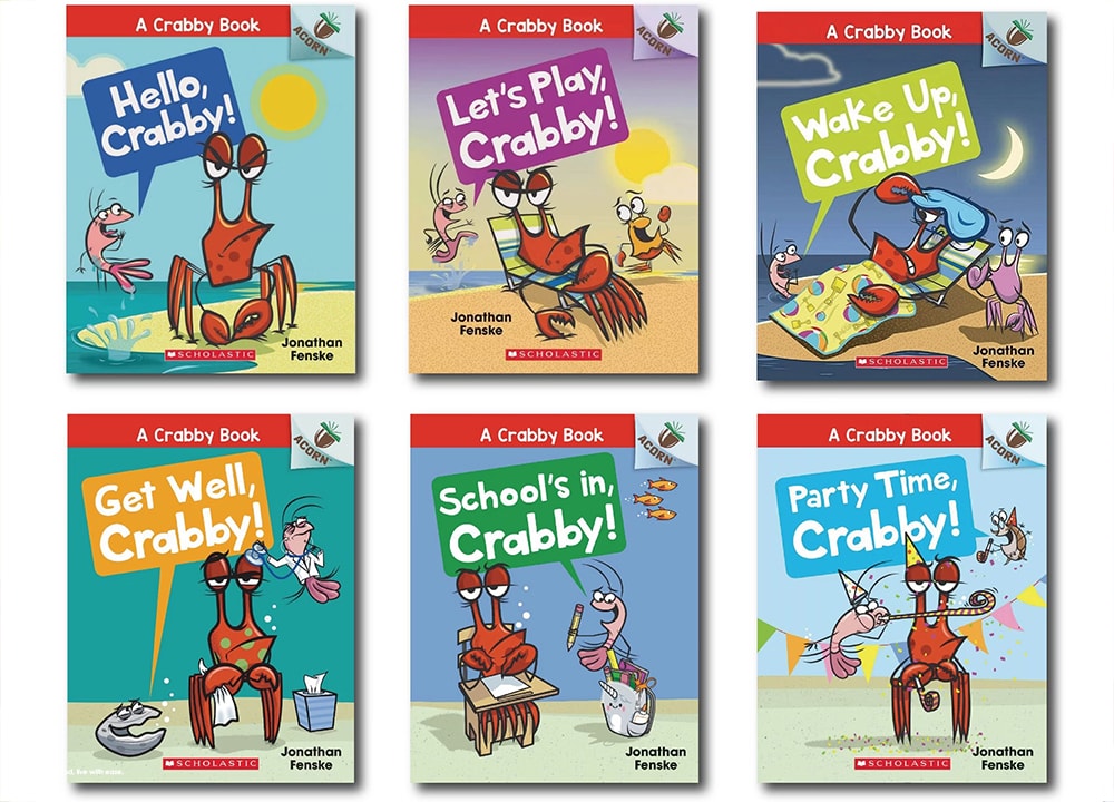 適合4-7歲|A Crabby Book 系列,Scholastic Acorn 初階英文讀本,愛生氣的螃蟹遇上熱情浮游生物,用簡短對話練習日常英語 - 第1張圖 適合4-7歲|A Crabby Book 系列,Scholastic Acorn 初階英文讀本,愛生氣的螃蟹遇上熱情浮游生物,用簡短對話練習日常英語