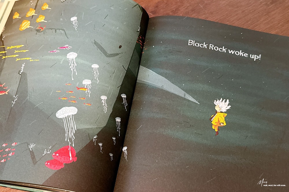 冒險繪本推薦｜The Secret of Black Rock 黑岩的秘密｜從神祕傳說中學會勇氣與守護大自然的真諦，適合 5-8 歲
