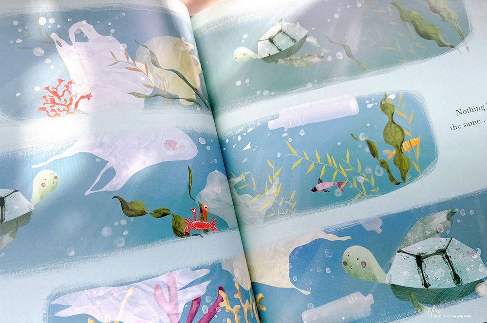 Little Turtle and the Changing Sea|從小海龜的旅程認識海洋污染,兼具情感與知識的環保繪本,適合3-7歲 - 第7張圖 Little Turtle and the Changing Sea|從小海龜的旅程認識海洋污染,兼具情感與知識的環保繪本,適合3-7歲
