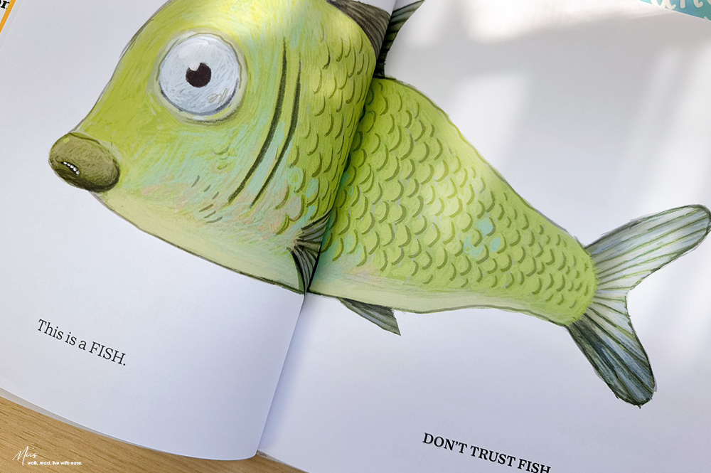 Don’t Trust Fish|千萬別相信魚?用陰謀論視角認識海洋生物,幽默感爆表的繪本,腦洞大開,讀30分鐘都停不下來 - 第4張圖 Don’t Trust Fish|千萬別相信魚?用陰謀論視角認識海洋生物,幽默感爆表的繪本,腦洞大開,讀30分鐘都停不下來