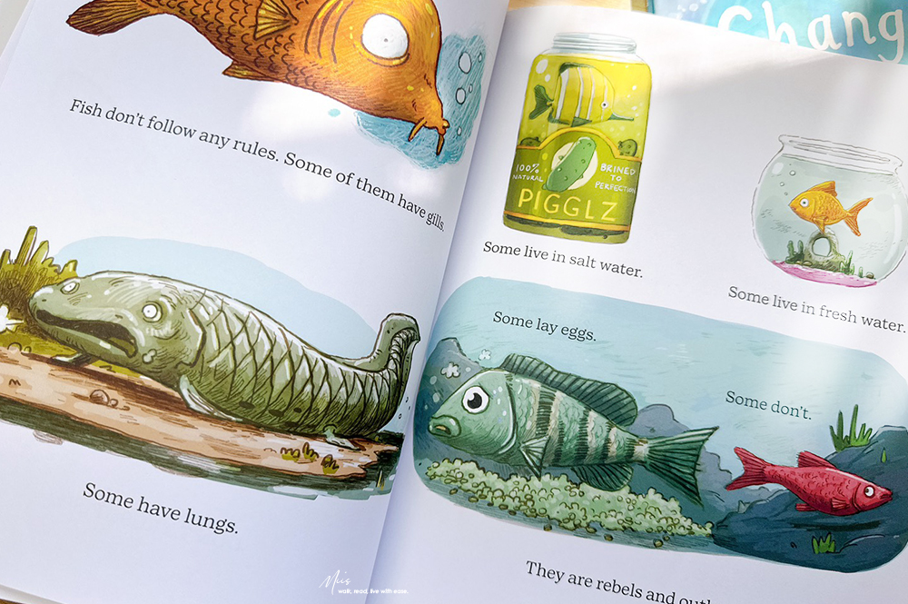 Don’t Trust Fish|千萬別相信魚?用陰謀論視角認識海洋生物,幽默感爆表的繪本,腦洞大開,讀30分鐘都停不下來 - 第5張圖 Don’t Trust Fish|千萬別相信魚?用陰謀論視角認識海洋生物,幽默感爆表的繪本,腦洞大開,讀30分鐘都停不下來