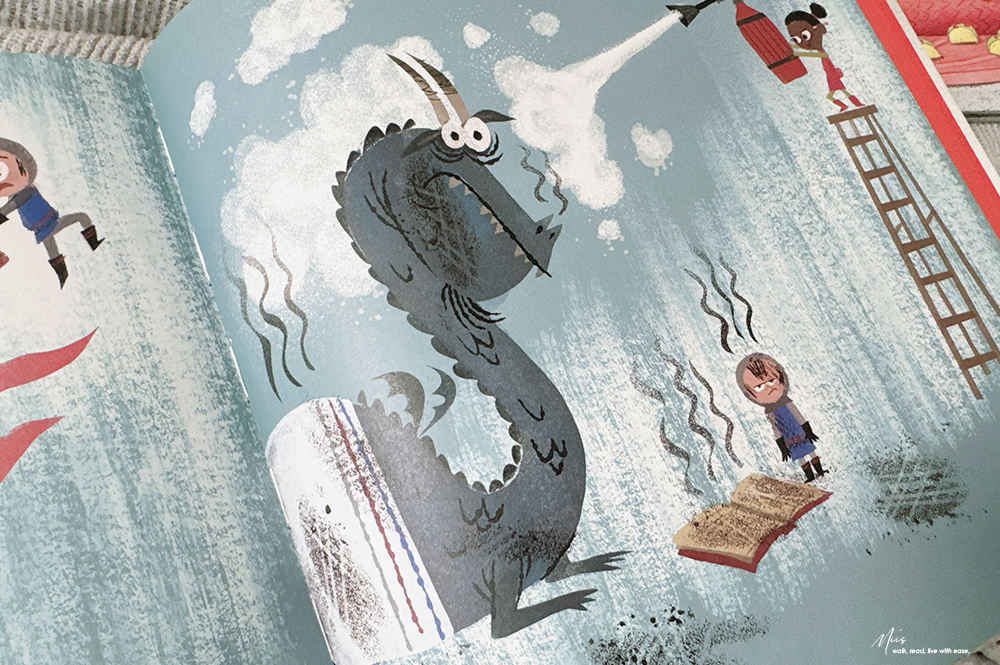 Return of the Underwear Dragon｜噴火龍也怕寫作業？屠龍後才發現，敵人根本看不懂警告牌，幽默繪本推薦
